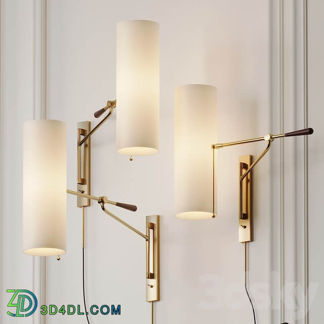 Frankfort Articulating Wall Light by AERIN 3D Models