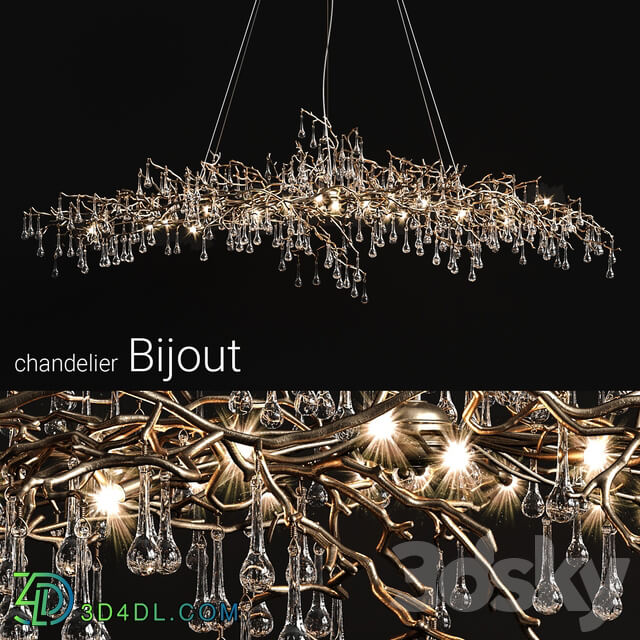 Chandelier serip bijout big Pendant light 3D Models