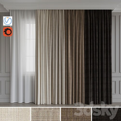 Set of curtains velvet 28 
