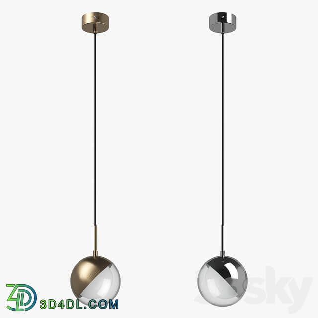 81551x Dafne Lightstar Pendant light 3D Models