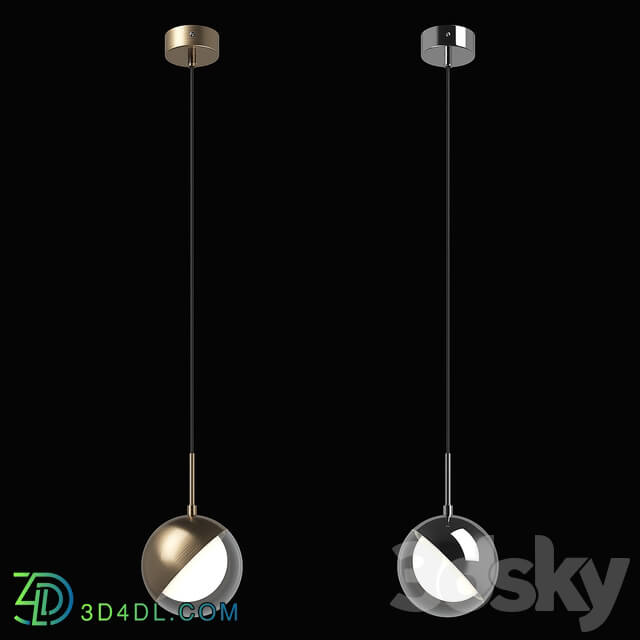 81551x Dafne Lightstar Pendant light 3D Models