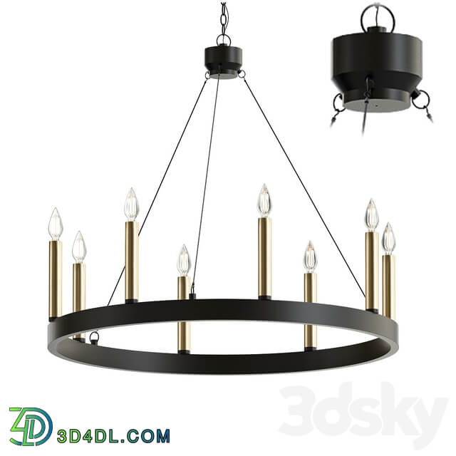 Vanity Art Farmhouse Vintage Pendant light 3D Models