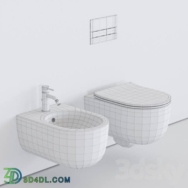 Olympia Ceramica Milady Wall Hung WC