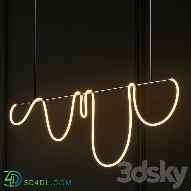 Tracer Loop Luke Lamp Co Pendant light 3D Models