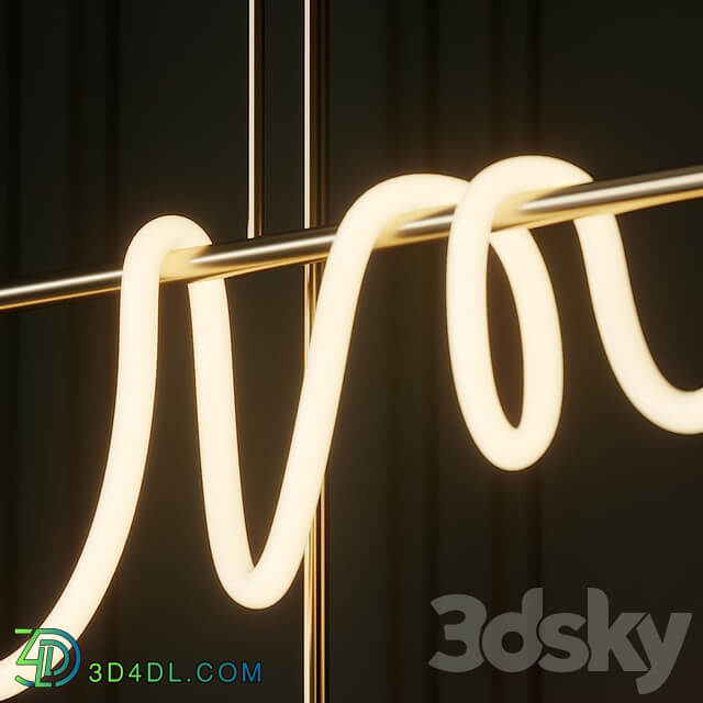 Tracer Loop Luke Lamp Co Pendant light 3D Models