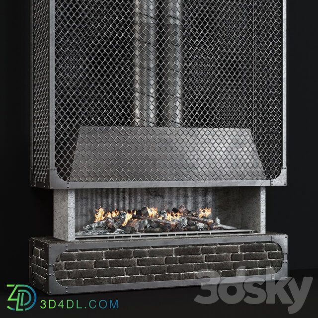 Contemporary fireplace 35