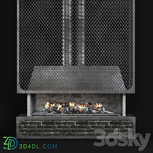 Contemporary fireplace 35