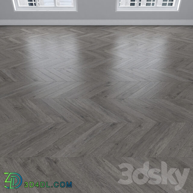 Wood Parquet Oak gray 3 types herringbone linear chevron.