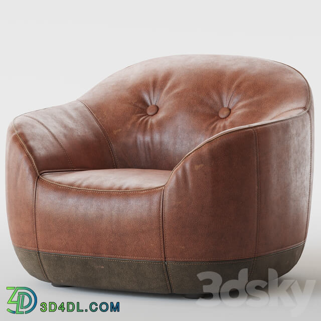 Armchair Natuzzi Furrow