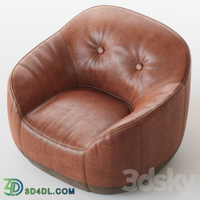 Armchair Natuzzi Furrow