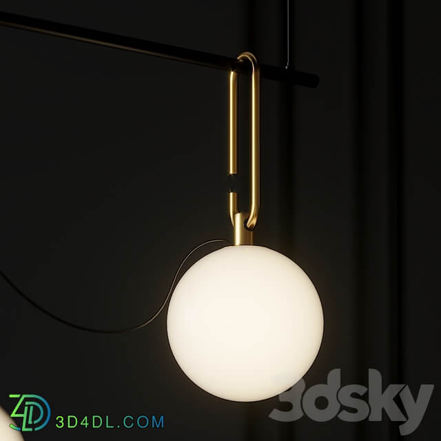 NH S3 Suspension Lamp By Neri Hu Pendant light 3D Models