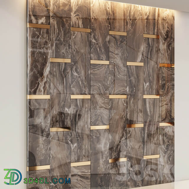 Decorative panel Rex Marble brown