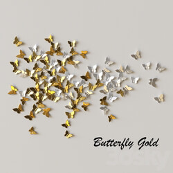 Other decorative objects Butterfly gold 