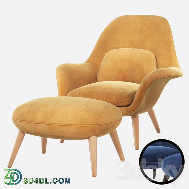 Fredericia Swoon Lounge Armchair