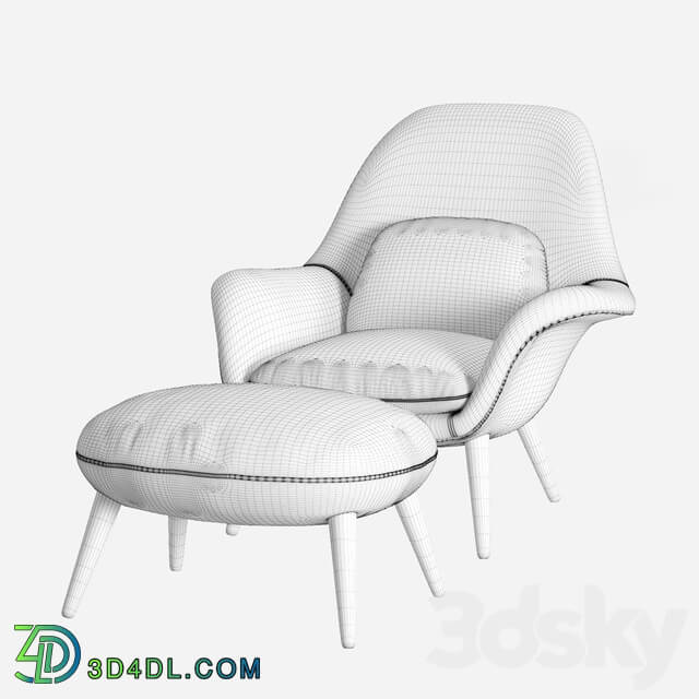 Fredericia Swoon Lounge Armchair