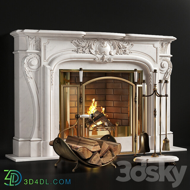 Fireplace Louis XIV