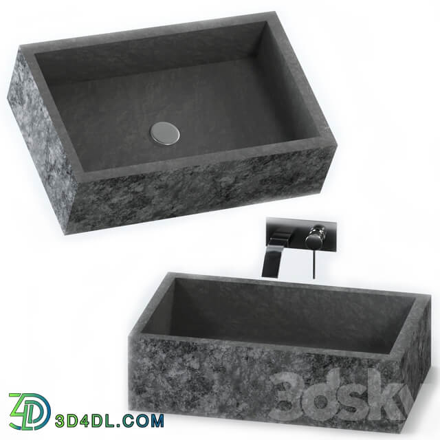 Stone washbasin.