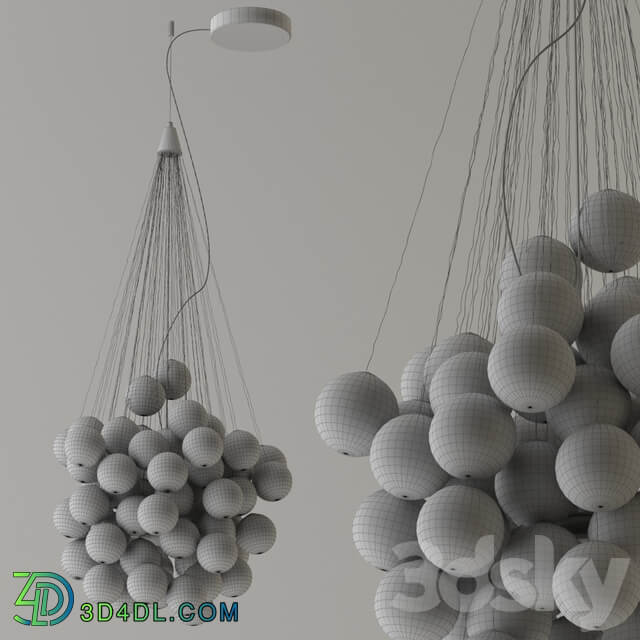 Stochastic luceplan Pendant light 3D Models