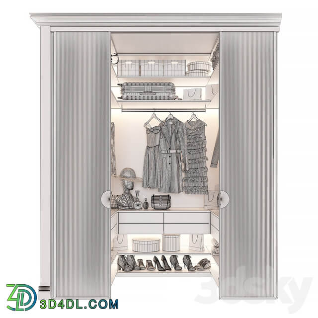 Wardrobe Display cabinets Wardrobe unit in the bedroom 2