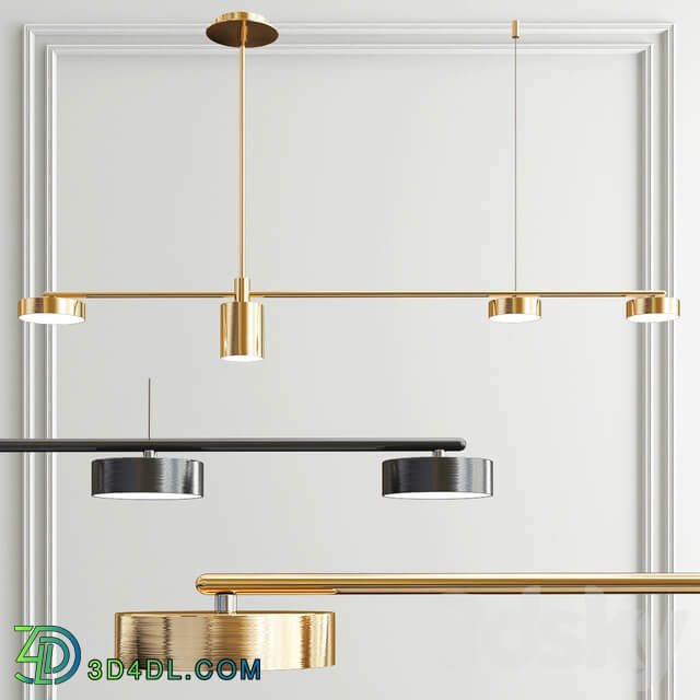 Diner Pendant Light 3 types Pendant light 3D Models