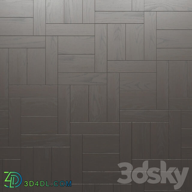 Parquet Ebony and Co Basket Weave