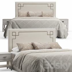 Bed Everly Quinn Kerley Fabric Upholstered Bed 