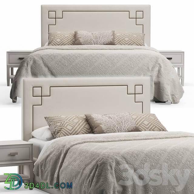 Bed Everly Quinn Kerley Fabric Upholstered Bed
