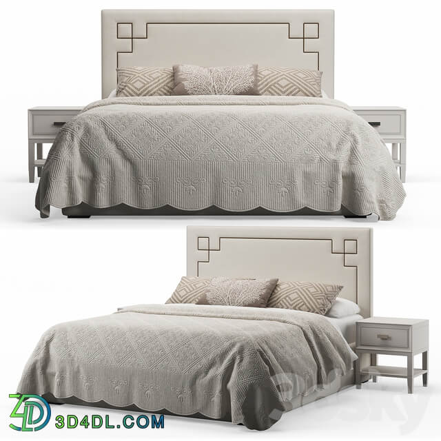 Bed Everly Quinn Kerley Fabric Upholstered Bed