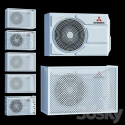 Mitsubishi air conditioner a set of decorative boxes 