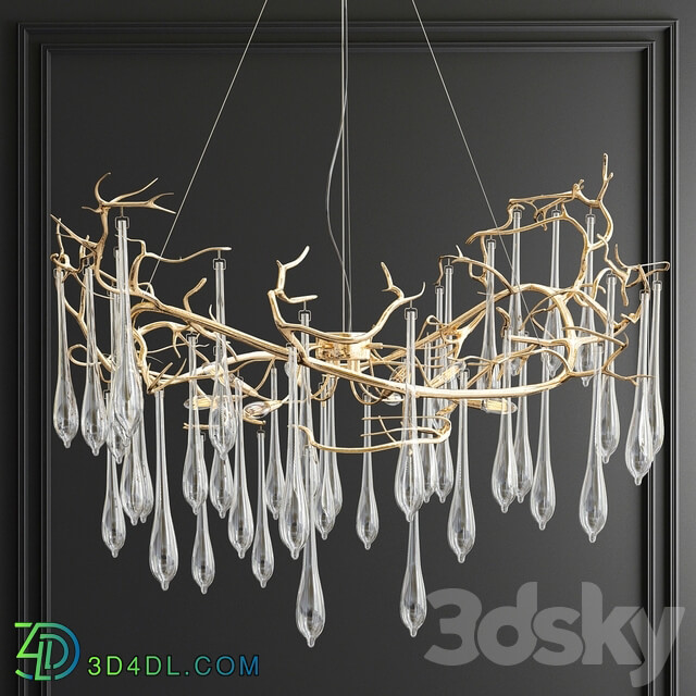 Four Exclusive Chandelier Collection 54 Pendant light 3D Models