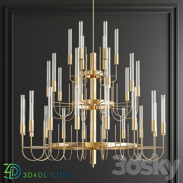 Four Exclusive Chandelier Collection 54 Pendant light 3D Models