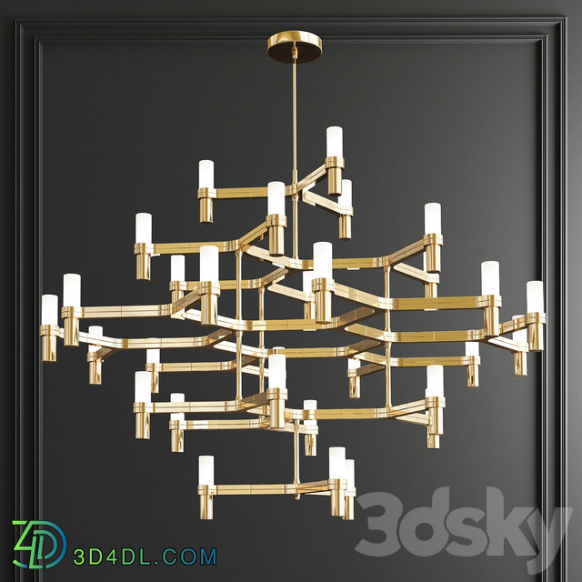 Four Exclusive Chandelier Collection 54 Pendant light 3D Models