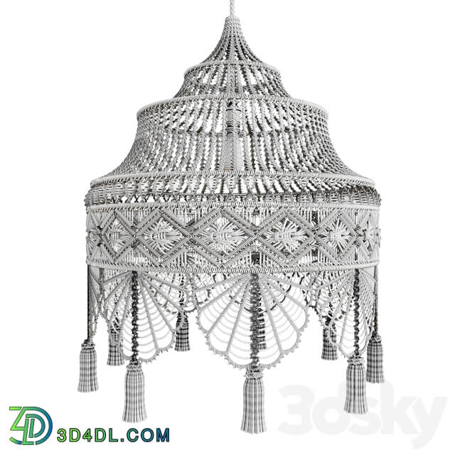 Pendant light Macrame Chandelier 3