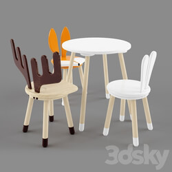 Table Chair Сhildren s chairs and table 