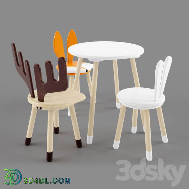 Table Chair Сhildren s chairs and table