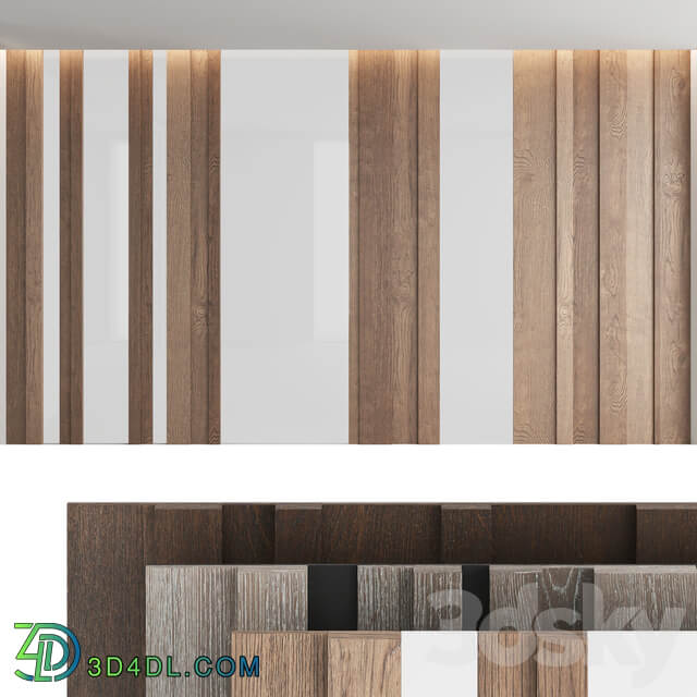 Decorative wall panel set 8