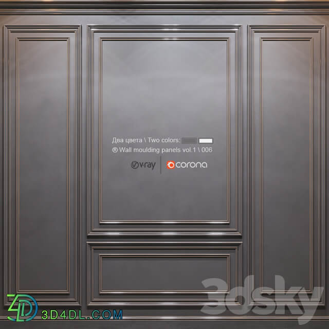 Wall molding panels vol. 1 006