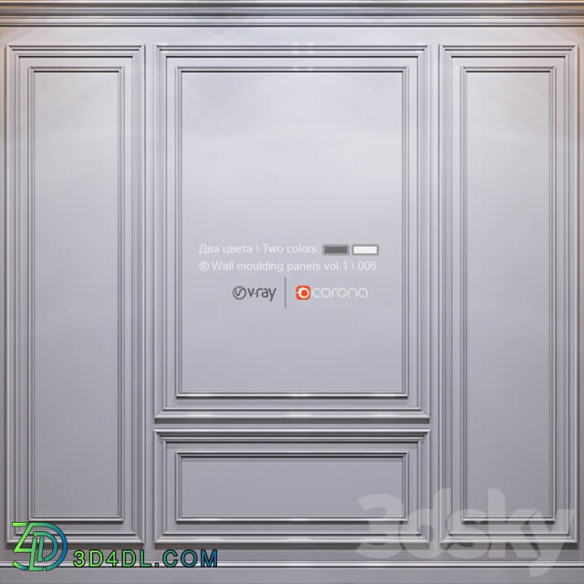 Wall molding panels vol. 1 006