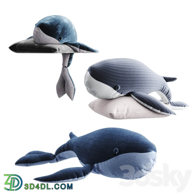 Whale toy set