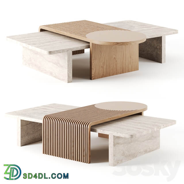 Stick Stone Table by Dooq