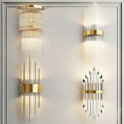 Collection of wall lamps 