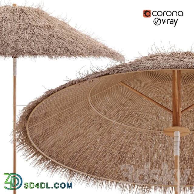 Other Bamboo Umbrella with Banana Leaf