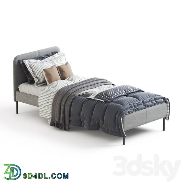 Bed IKEA SLATTUM twin bed