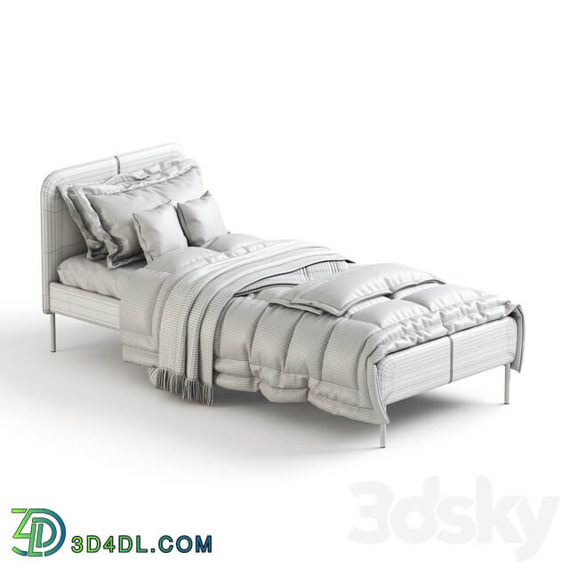 Bed IKEA SLATTUM twin bed