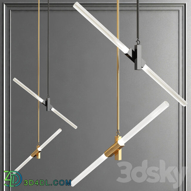 Collection ofminimalist pendants Pendant light 3D Models