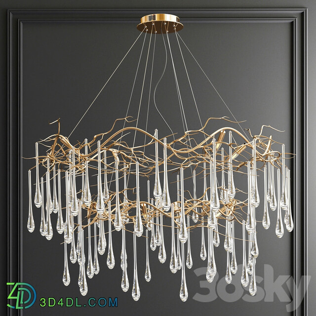 Pendant light John Richard Chandelier 3 type