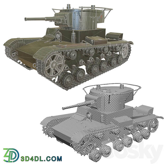 Tank Miscellaneous 3D Models