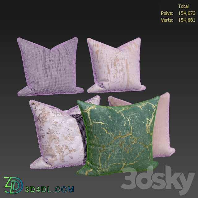 Decorative pillows set 529