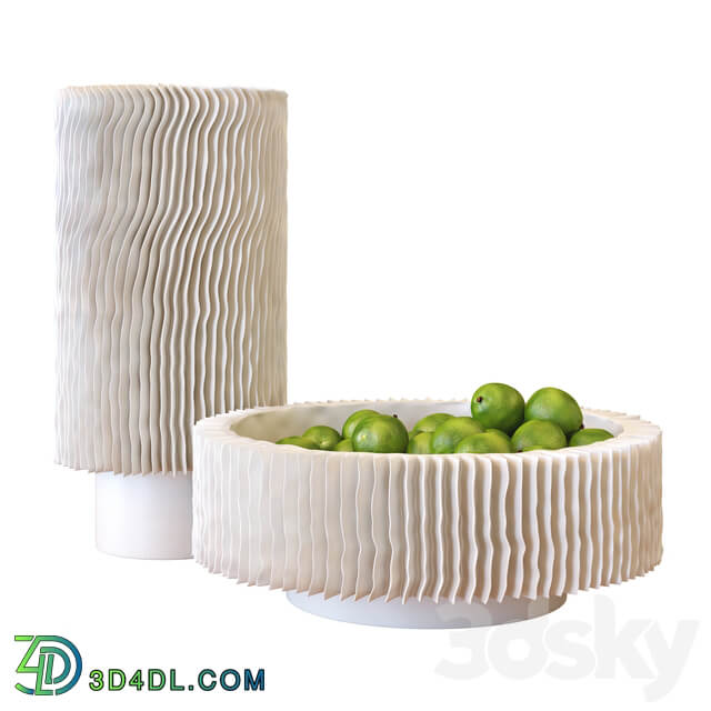 Radiator Vases Matte White