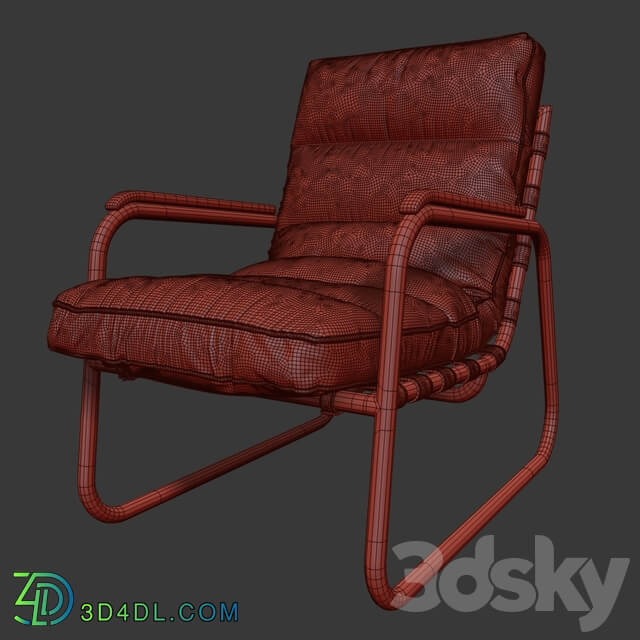 Leather chair Monroe chair